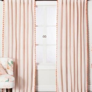 Opalhouse Velvet Curtain Panel with Tassels